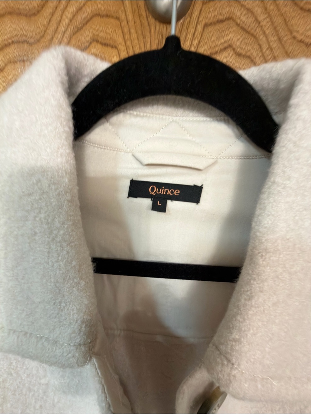 Quince 100% Merino Wool Cropped
Shirt Jacket | Large - Picture 5 of 5